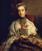 Sir Joshua Reynolds Portrait of Caroline Fox, 1st Baroness Holland china oil painting artist
